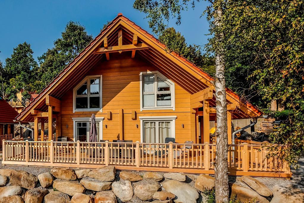 Bergwaldlodges Einklang & Blickfang เชียร์เคอ ภายนอก รูปภาพ