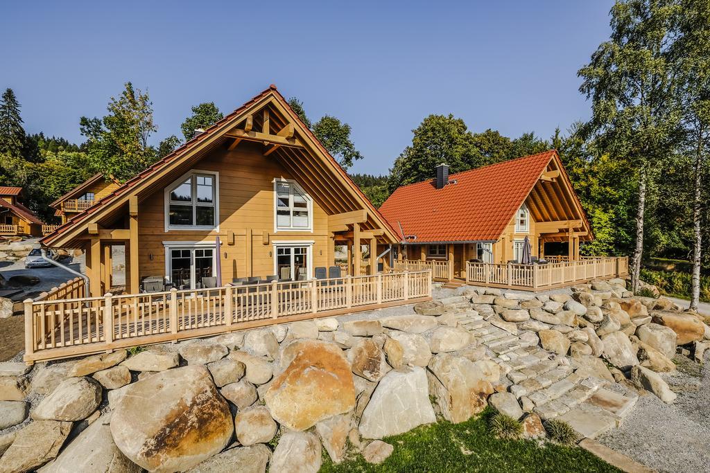 Bergwaldlodges Einklang & Blickfang เชียร์เคอ ภายนอก รูปภาพ
